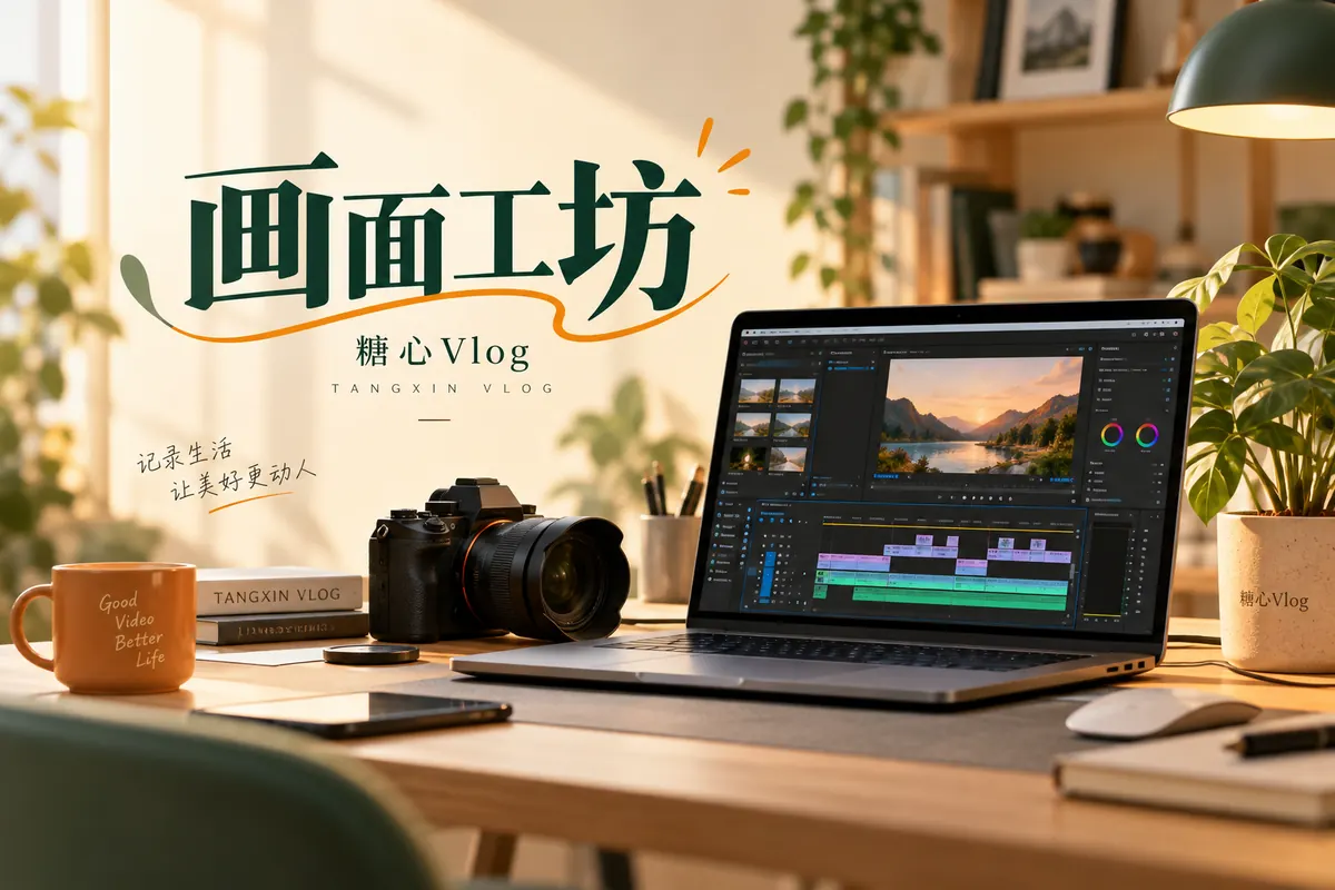 素材整理字幕声音与调色流程